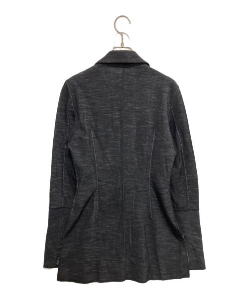 Mame Kurogouchi（マメクロゴウチ）mame kurogouchi (マメクロゴウチ) Wool blend Reversible-Jersey Shirt/ウールブレンドジャージーシャツ ブラック サイズ:2の古着・服飾アイテム