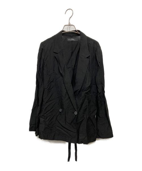 NOLLEY'S sophi（ノーリーズソフィー）NOLLEY'S sophi (ノーリーズソフィー) ウォッシャブルシアーシルクライトジャケット ブラック サイズ:36の古着・服飾アイテム