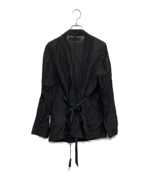 NOLLEY'S sophi（ノーリーズソフィー）NOLLEY'S sophi (ノーリーズソフィー) ウォッシャブルシアーシルクライトジャケット ブラック サイズ:36の古着・服飾アイテム