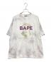 A BATHING APE（アベイシングエイプ）の古着「Tシャツ」｜ベージュ