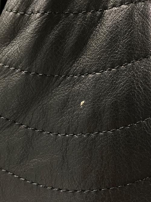 Yohji Yamamoto pour homme（ヨウジヤマモト プールオム）Yohji Yamamoto pour homme (ヨウジヤマモト プールオム) GOTHICカウレザーライダースジャケット ブラック サイズ:3の古着・服飾アイテム