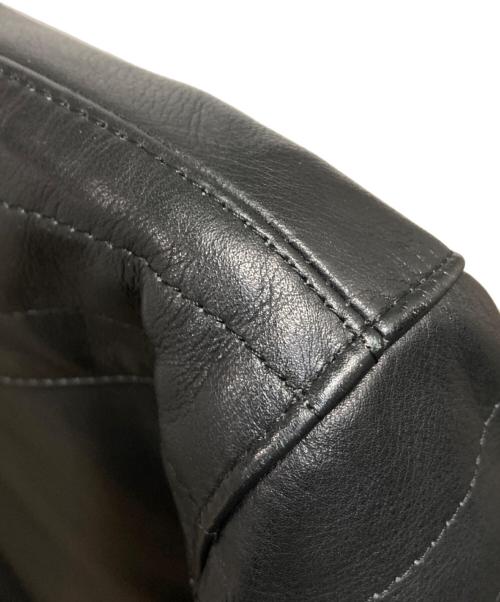 Yohji Yamamoto pour homme（ヨウジヤマモト プールオム）Yohji Yamamoto pour homme (ヨウジヤマモト プールオム) GOTHICカウレザーライダースジャケット ブラック サイズ:3の古着・服飾アイテム