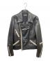 Yohji Yamamoto pour homme（ヨウジヤマモト プールオム）の古着「GOTHICカウレザーライダースジャケット」｜ブラック