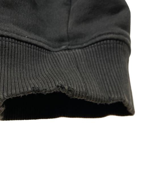 Maison Margiela（メゾンマルジェラ）Maison Margiela (メゾンマルジェラ) カレンダーロゴプリントフーディ ブラック サイズ:46の古着・服飾アイテム