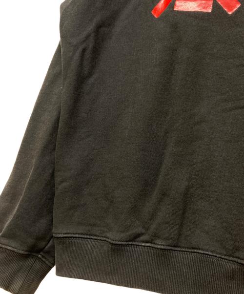 Maison Margiela（メゾンマルジェラ）Maison Margiela (メゾンマルジェラ) カレンダーロゴプリントフーディ ブラック サイズ:46の古着・服飾アイテム