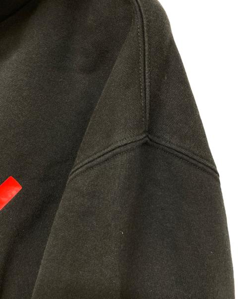 Maison Margiela（メゾンマルジェラ）Maison Margiela (メゾンマルジェラ) カレンダーロゴプリントフーディ ブラック サイズ:46の古着・服飾アイテム