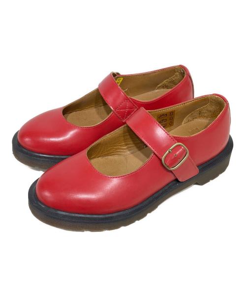 Dr.Martens（ドクターマーチン）Dr.Martens (ドクターマーチン) NDICA メリージェーンシューズ レッド サイズ:UK3の古着・服飾アイテム