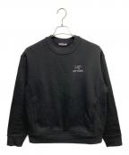 ARC'TERYXアークテリクス）の古着「Emblem Fleece Crew/エンブレムフリースクルー」｜ブラック