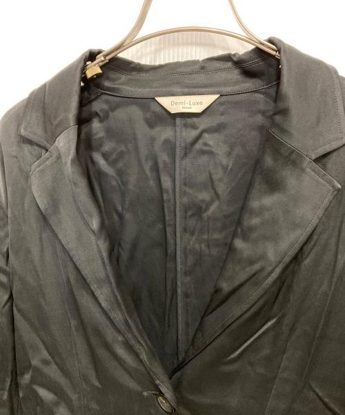Demi-Luxe Beams（デミルクス ビームス）Demi-Luxe Beams (デミルクス ビームス) フィブリル 2ボタン ジャケット ブラック サイズ:36の古着・服飾アイテム