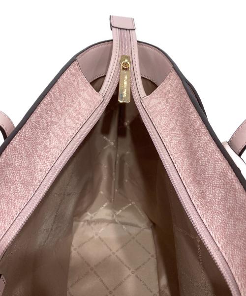 MICHAEL KORS（マイケルコース）MICHAEL KORS (マイケルコース) ARDEN トップジップ トート ラージ パウダーブラッシュの古着・服飾アイテム