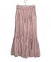 ne quittez pas (ヌキテパ) Cotton Voile Stripe Slant Panel Skirt ピンク サイズ:-：6000円