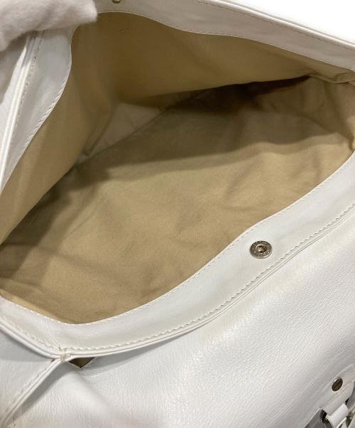 CELINE（セリーヌ）CELINE (セリーヌ) リングデザインショルダーバッグ ホワイトの古着・服飾アイテム