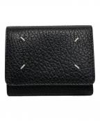 Maison Margielaメゾンマルジェラ）の古着「4ステッチ 三つ折り ウォレット」｜ブラック