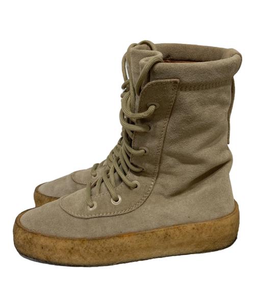 YEEZY season2（イージーシーズン2）YEEZY season2 (イージーシーズン2) crepe boots ベージュ サイズ:38の古着・服飾アイテム
