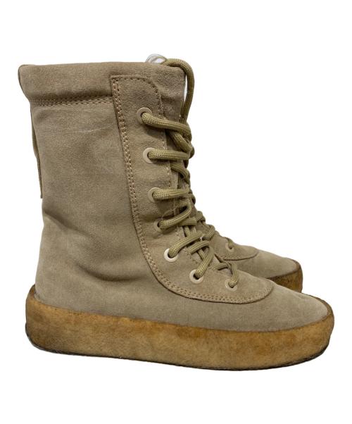 YEEZY season2（イージーシーズン2）YEEZY season2 (イージーシーズン2) crepe boots ベージュ サイズ:38の古着・服飾アイテム