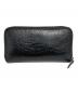 CHANEL (シャネル) カメリアラウンドファスナー財布 ブラック：16000円