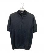 +CLOTHETクロスクローゼット）の古着「スビンプラチナム ニットポロシャツ」｜ブラック