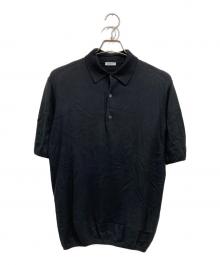 +CLOTHET（クロスクローゼット）の古着「スビンプラチナム ニットポロシャツ」｜ブラック