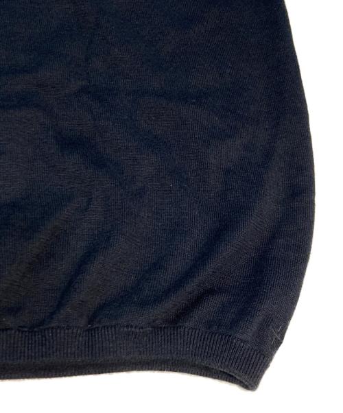 +CLOTHET（クロスクローゼット）+CLOTHET (クロスクローゼット) スビンプラチナム ニットポロシャツ ブラック サイズ:2の古着・服飾アイテム