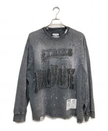 MAISON SPECIAL（メゾンスペシャル）の古着「Strike Prime Over Crew Neck Long Sleeve T-Shirt」｜グレー
