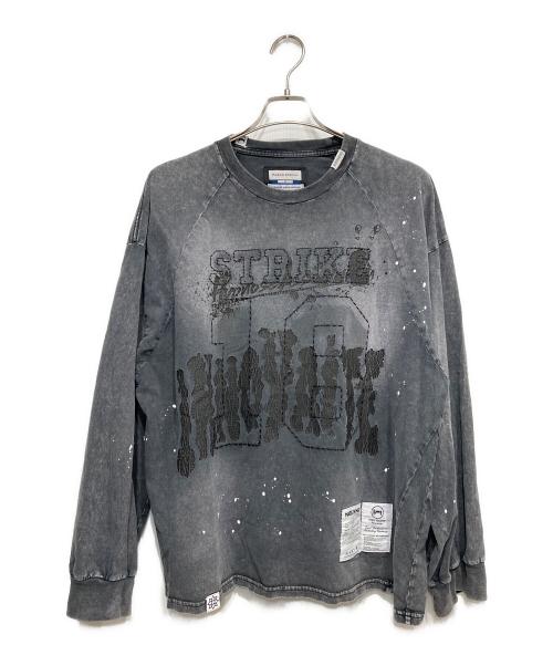 MAISON SPECIAL（メゾンスペシャル）MAISON SPECIAL (メゾンスペシャル) Strike Prime Over Crew Neck Long Sleeve T-Shirt グレー サイズ:1の古着・服飾アイテム