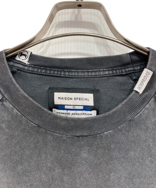 MAISON SPECIAL（メゾンスペシャル）MAISON SPECIAL (メゾンスペシャル) Strike Prime Over Crew Neck Long Sleeve T-Shirt グレー サイズ:1の古着・服飾アイテム