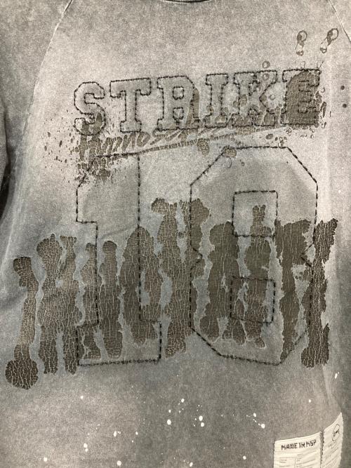 MAISON SPECIAL（メゾンスペシャル）MAISON SPECIAL (メゾンスペシャル) Strike Prime Over Crew Neck Long Sleeve T-Shirt グレー サイズ:1の古着・服飾アイテム