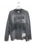MAISON SPECIAL（メゾンスペシャル）の古着「Strike Prime Over Crew Neck Long Sleeve T-Shirt」｜グレー