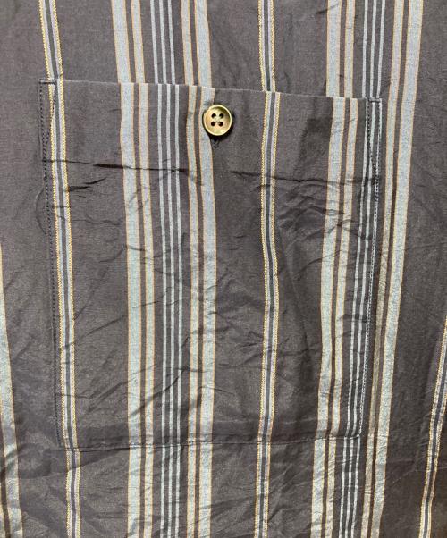 MAISON SPECIAL（メゾンスペシャル）MAISON SPECIAL (メゾンスペシャル) コットンシルクバンドカラーシャツ ネイビー サイズ:00の古着・服飾アイテム