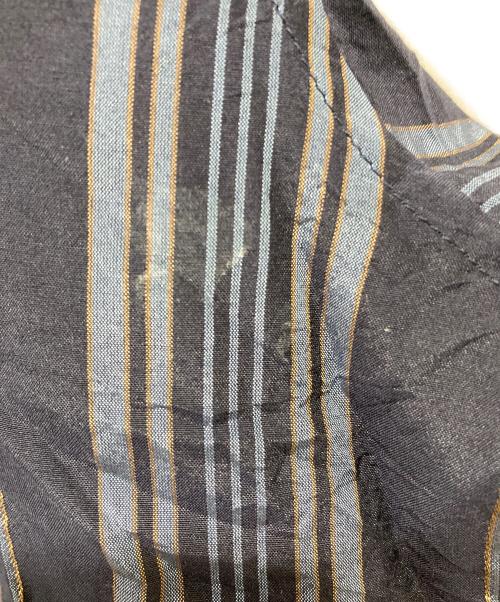 MAISON SPECIAL（メゾンスペシャル）MAISON SPECIAL (メゾンスペシャル) コットンシルクバンドカラーシャツ ネイビー サイズ:00の古着・服飾アイテム