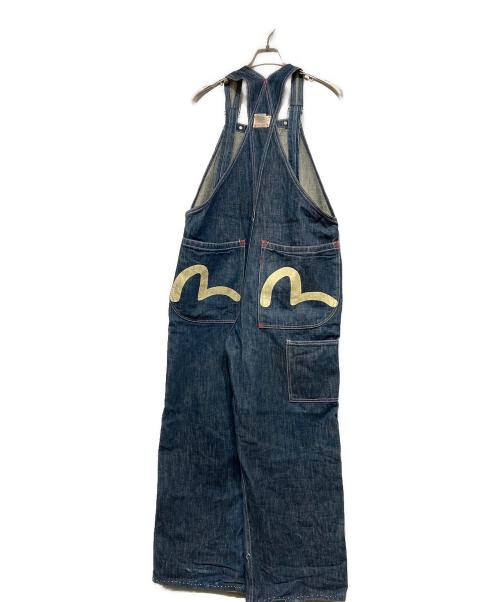 EVISU（エヴィス）EVISU (エヴィス) カモメペイントダブル二―オーバーオール インディゴ サイズ:34の古着・服飾アイテム