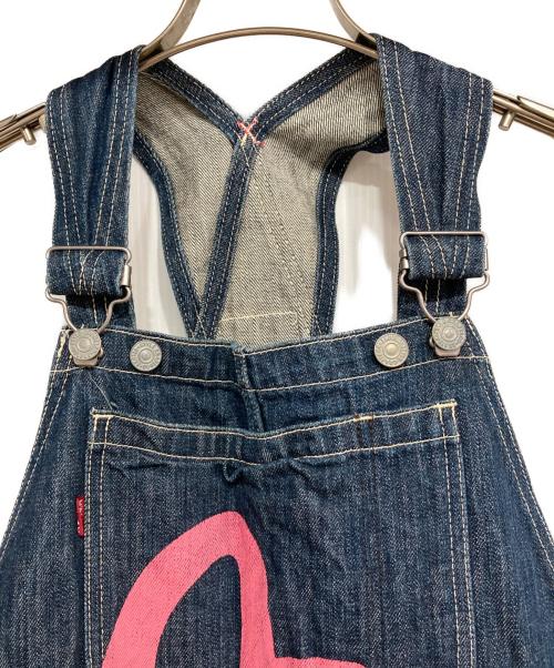EVISU（エヴィス）EVISU (エヴィス) カモメペイントダブル二―オーバーオール インディゴ サイズ:34の古着・服飾アイテム