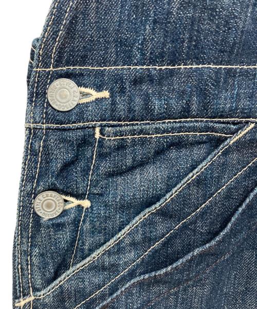 EVISU（エヴィス）EVISU (エヴィス) カモメペイントダブル二―オーバーオール インディゴ サイズ:34の古着・服飾アイテム