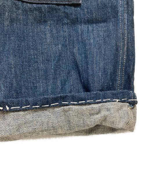 EVISU（エヴィス）EVISU (エヴィス) カモメペイントダブル二―オーバーオール インディゴ サイズ:34の古着・服飾アイテム