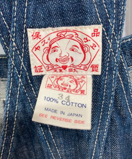 EVISU（エヴィス）EVISU (エヴィス) カモメペイントダブル二―オーバーオール インディゴ サイズ:34の古着・服飾アイテム