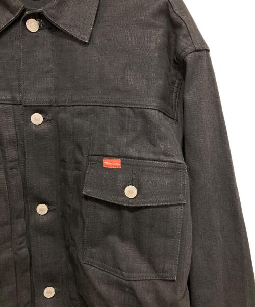 Time is on（タイムイズオン）Time is on (タイムイズオン) CLASSIC STANDARD DENIM JACKET【14oz Japanese selvedge denim】 ブラック サイズ:1の古着・服飾アイテム