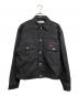Time is on（タイムイズオン）の古着「CLASSIC STANDARD DENIM JACKET【14oz Japanese selvedge denim】」｜ブラック