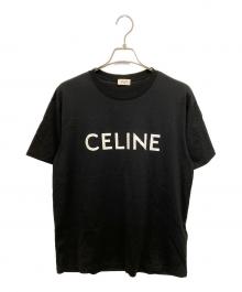 CELINE（セリーヌ）の古着「ロゴプリントルーズTシャツ」｜ブラック
