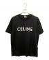 CELINE（セリーヌ）の古着「ロゴプリントルーズTシャツ」｜ブラック