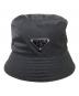PRADA (プラダ) Re-Nylon バケットハット ブラック サイズ:L：35000円