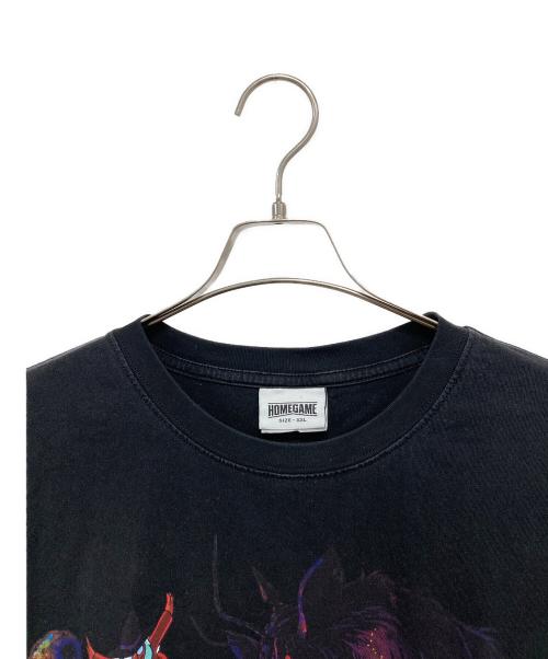 HOMEGAME（ホームゲーム）HOMEGAME (ホームゲーム) Tシャツ ブラック サイズ:XXLの古着・服飾アイテム