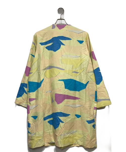 HaaT（ハート）HaaT (ハート) 総柄コート イエロー サイズ:3の古着・服飾アイテム