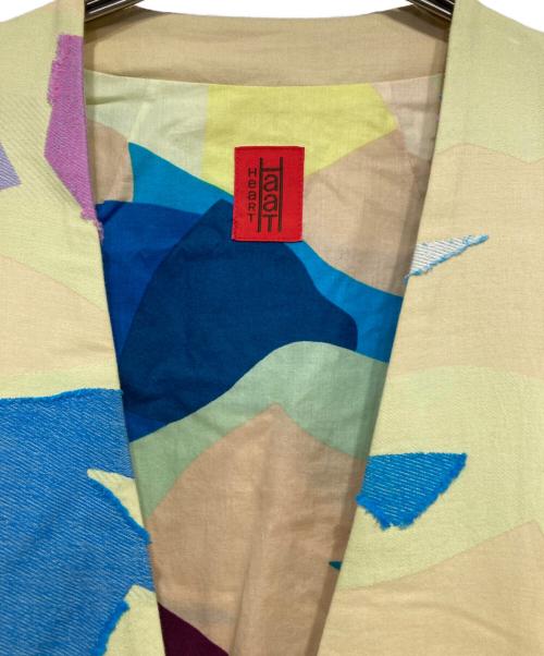 HaaT（ハート）HaaT (ハート) 総柄コート イエロー サイズ:3の古着・服飾アイテム
