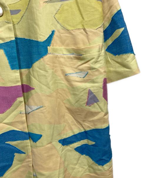 HaaT（ハート）HaaT (ハート) 総柄コート イエロー サイズ:3の古着・服飾アイテム