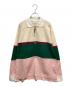 TOGA VIRILIS（トーガ ビリリース）の古着「RUGGER ZIP TOP」｜ベージュ×グリーン