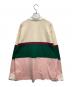TOGA VIRILIS (トーガ ビリリース) RUGGER ZIP TOP ベージュ×グリーン サイズ:46：7000円