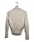 Vivienne Westwood RED LABEL (ヴィヴィアンウエストウッドレッドレーベル) カシミヤ混カーディガン ベージュ サイズ:2：12000円