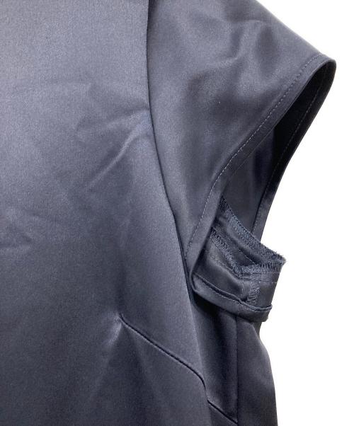 ETRE TOKYO（エトレトウキョウ）ETRE TOKYO (エトレトウキョウ) サテンマキシワンピース ネイビー サイズ:Ｓの古着・服飾アイテム