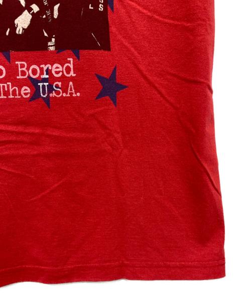 Hysteric Glamour（ヒステリックグラマー）Hysteric Glamour (ヒステリックグラマー) THE CLASH プリントTee レッド サイズ:Mの古着・服飾アイテム