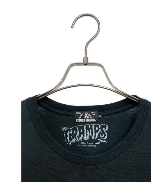 Hysteric Glamour（ヒステリックグラマー）Hysteric Glamour (ヒステリックグラマー) THE CRAMPSプリントTee ブラック サイズ:Mの古着・服飾アイテム